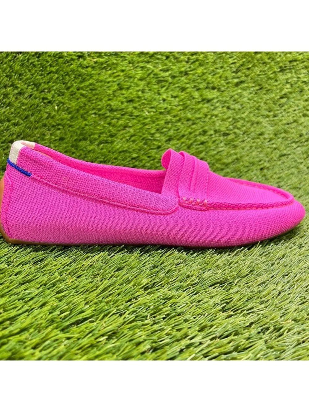 Rothy's The Driver Womens Size 8.5 Pink Casual Walking Slip-On Loafers Shoes